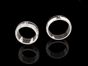 Wedding Rings 755 007 3D Print Model