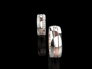 Wedding Rings 755 007 3D Print Model