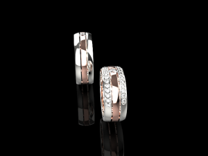 Wedding Rings 755 007 3D Print Model