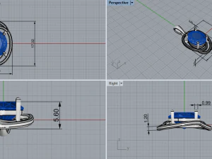 Pendant 758 003 3D Print Model