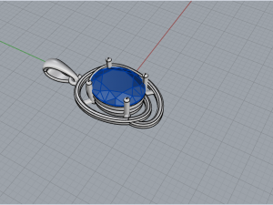 Pendant 758 003 3Dプリントモデル