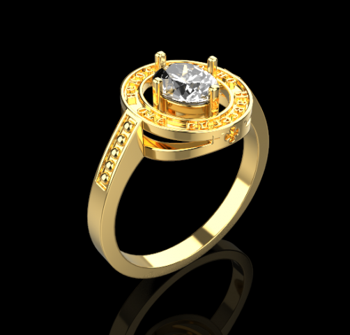 Ring 759 002 3D Print Model .c4d .max .obj .3ds .fbx .stl .blend