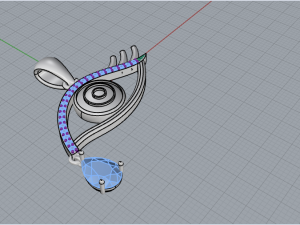 Pendant 760 007 3D Print Model