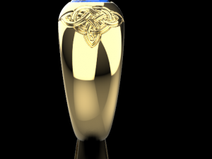 Man ring 763 003 3D Принт Модель