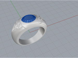 Man ring 763 003 3D Принт Модель