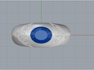 Man ring 763 003 3D Принт Модель