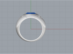 Man ring 763 003 3D Принт Модель