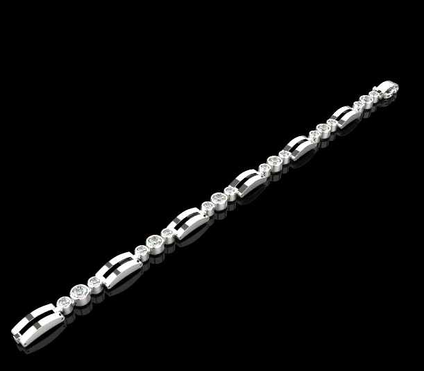 Bracelet 765 004 3D Print Model .c4d .max .obj .3ds .fbx .stl .blend