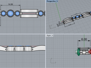 Bracelet 765 004 3D Print Model