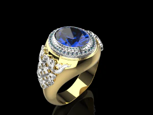 Anel Homem 766 003 Modelo de Impressão 3D