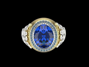 Anello Uomo 766 003 Modello di stampa 3D