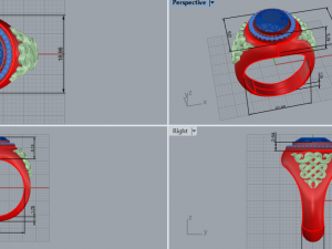 Man Ring 766 003 Model do druku 3D