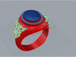 Man Ring 766 003 Model do druku 3D