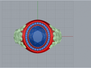 Man Ring 766 003 Model do druku 3D