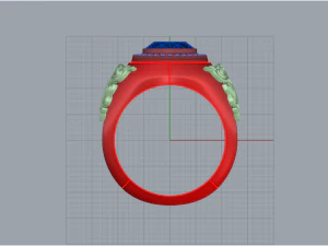 Anello Uomo 766 003 Modello di stampa 3D
