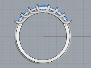 Ring 777 003 3D Print Model