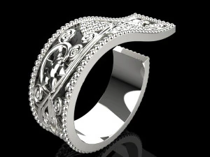 Ring with grapes 1467 3D Print Model