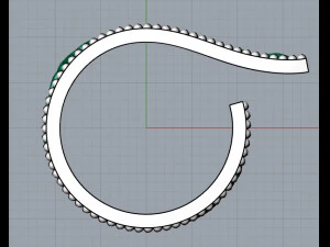 Ring with grapes 1467 3D Print Model