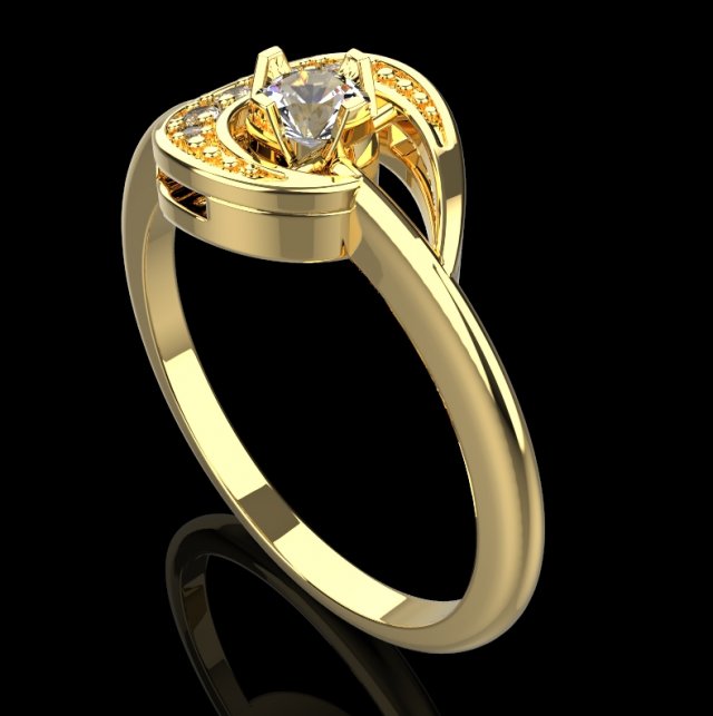 Ring 1474 3D Print Model .c4d .max .obj .3ds .fbx .stl .blend 
