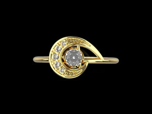 Ring 1474 3D Print Model