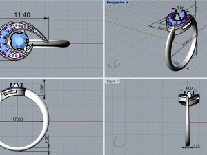 Ring 1474 3D Print Model