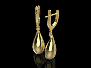 귀걸이 1512 3D 프린트 모델