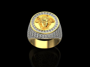 Versace ring 1531 3D Принт Модель