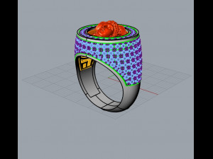 Versace ring 1531 3D Принт Модель
