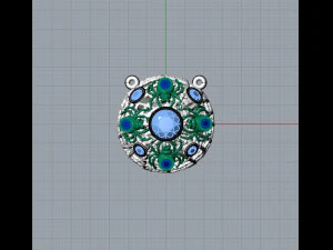 Pendant 1533 3D Print Model