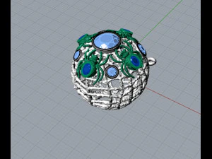 Pendant 1533 3D Print Model