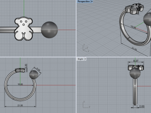 Ring 1536 3D Print Model