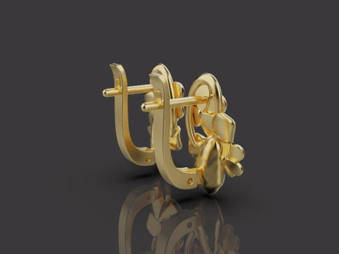 Earrings 54113 3D Print Model