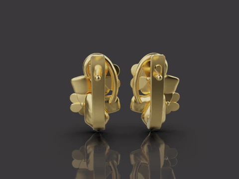 Earrings 54113 3D Print Model