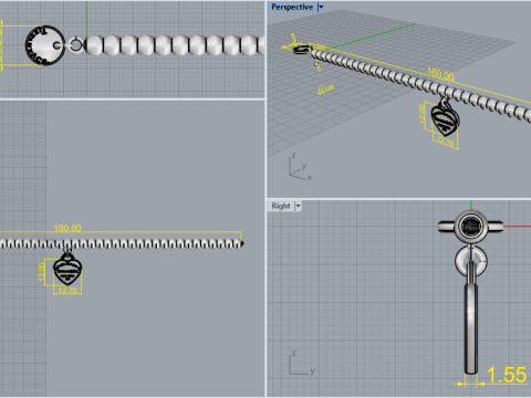 Bracelet 54213 3D Print Model