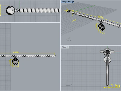 Bracelet 54213 3D Print Model