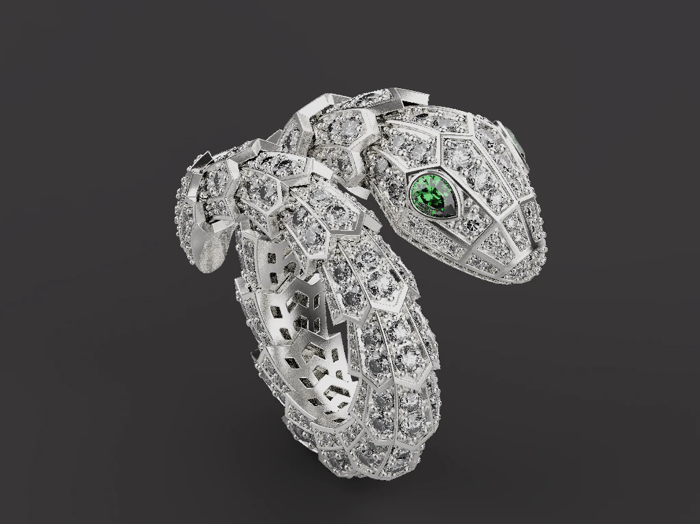 Ring 61179 3D Print Model .c4d .max .obj .3ds .fbx .stl .blend 