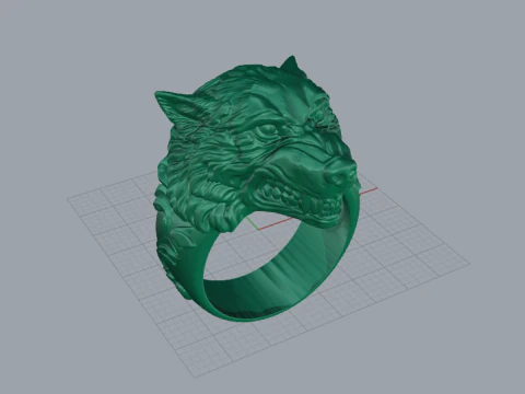 Ring Wolf 17050 3D Print Model