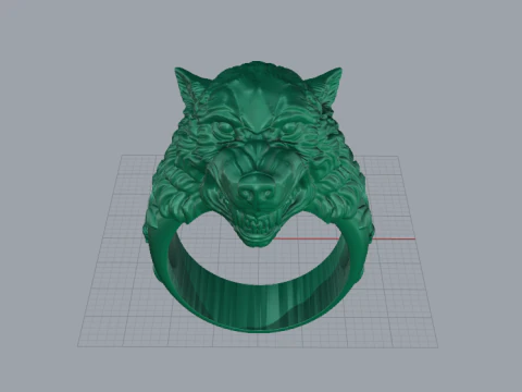 Ring Wolf 17050 3D Print Model
