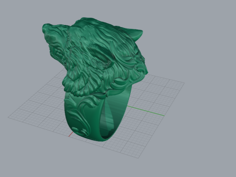 Ring Wolf 17050 3D Принт Модель