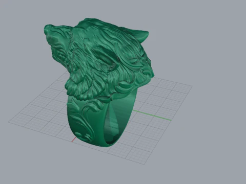 Ring Wolf 17050 3D Print Model