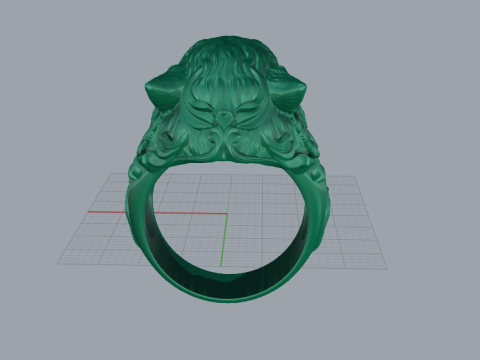 Ring Wolf 17050 3D Принт Модель