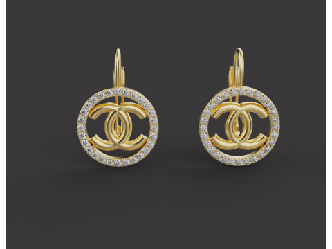 Earrings 15298 Modèles 3D en vedette