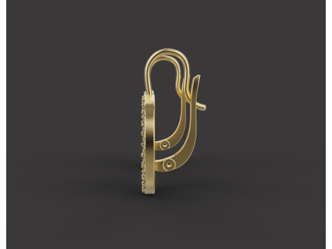 Earrings 15298 Modèles 3D en vedette