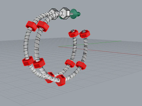 Earrings 17078 3D Print Model