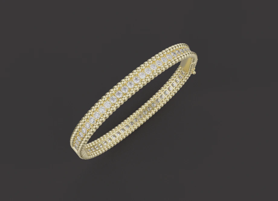 Bracelet 17121 3D Print Model .c4d .max .obj .3ds .fbx .stl .blend 