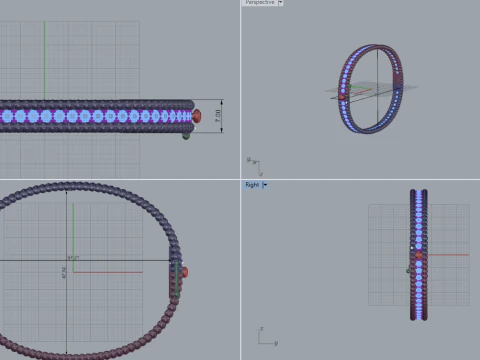Bracelet 17121 3D Print Model