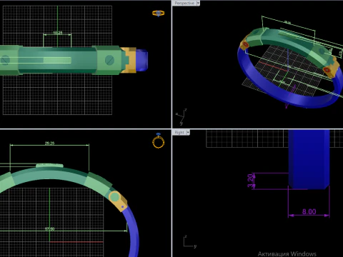 Bracelet 30874 3D Print Model