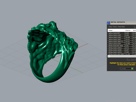 Ring Lion 30675 3D 打印模型