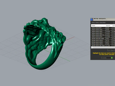 Ring Lion 30675 3D Print Model