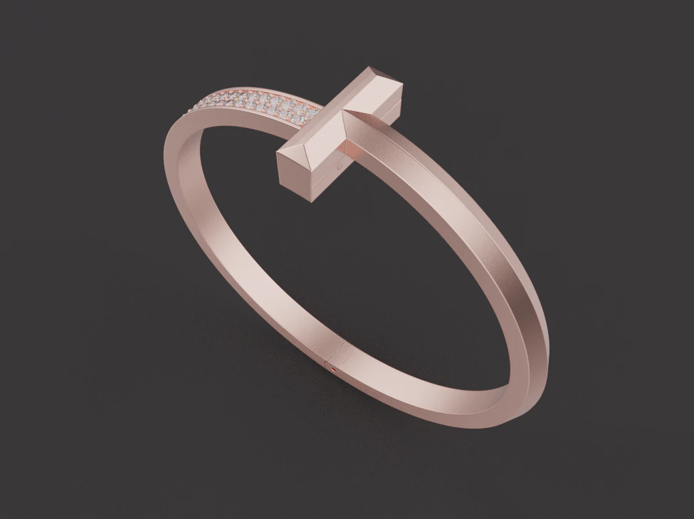 Bracelet 90123 3D Print Model .c4d .max .obj .3ds .fbx .stl .blend 